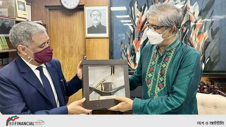 টেলিযোগাযোগমন্ত্রীর সঙ্গে আলজেরিয়ার রাষ্ট্রদূতের সাক্ষাৎ
