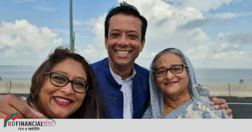 পদ্মা সেতুতে মেয়ের সেলফিতে প্রধানমন্ত্রী