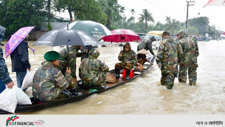 বন্যার্তদের সহায়তায় টোল ফ্রি নম্বর চালু সেনাবাহিনীর