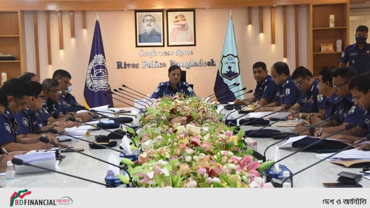 নৌ পুলিশ হেডকোয়াটার্স ঢাকায় মাসিক কল্যাণ ও অপরাধ সভা