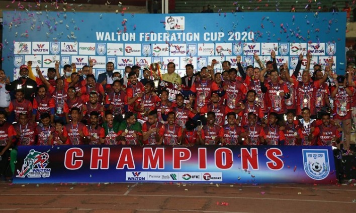 ফেডারেশন কাপের মুকুট ধরে রাখলো বসুন্ধরা কিংস