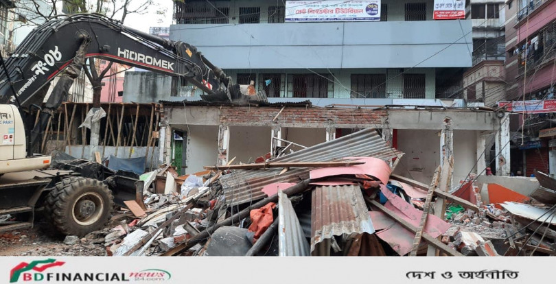 লক্ষ্মীবাজারে উদ্ধারকৃত অবৈধ মার্কেটের জায়গায় হবে খেলার মাঠ