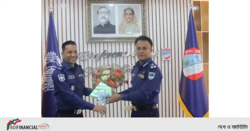 যশোরের নবাগত পুলিশ সুপার হিসাবে প্রলয় কুমার জোয়ারদার এর দায়িত্বভার গ্রহণ