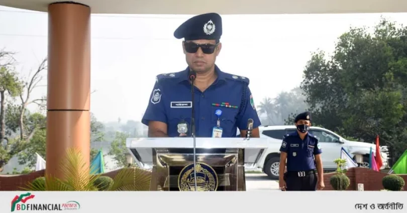 কুষ্টিয়া পুলিশ লাইন্স প্যারেড গ্রাউন্ডে মাস্টার প্যারেড অনুষ্ঠিত