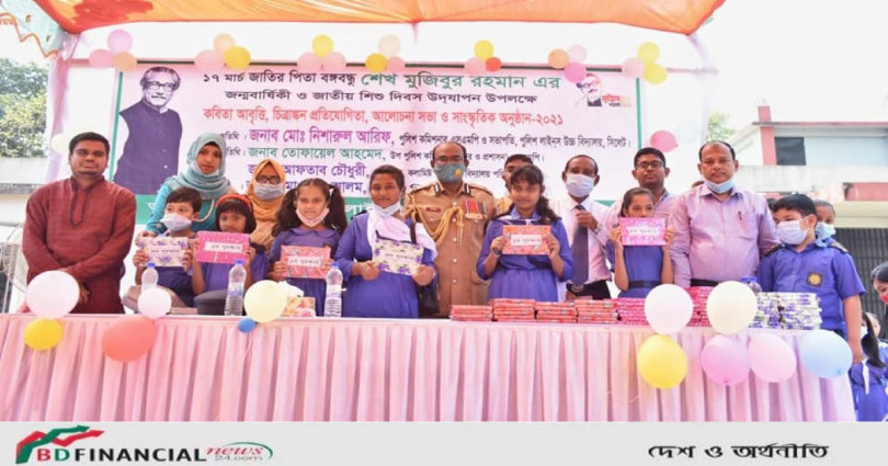 বঙ্গবন্ধুর জন্মশতবার্ষিকীতে বিভিন্ন আয়োজনে সিলেট মেট্রোপলিটন পুলিশ কমিশনার