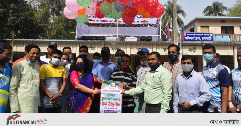 রাজবাড়ীতে   স্বাধীনতার  সুবর্ণ জয়ন্তীতে মুজিববর্ষ আন্তঃ বিভাগীয় টেনিস টুর্নামেন্ট