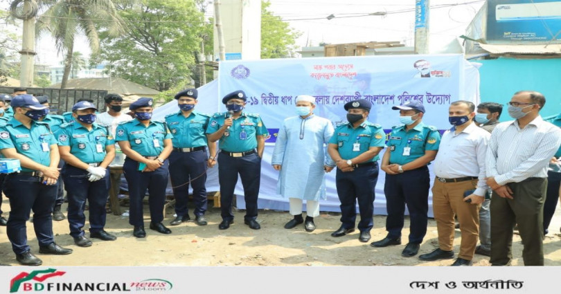 কোভিড-১৯ দ্বিতীয় ধাপ মোকাবেলায় গাজীপুর মেট্রোপলিটন পুলিশের উদ্যোগ