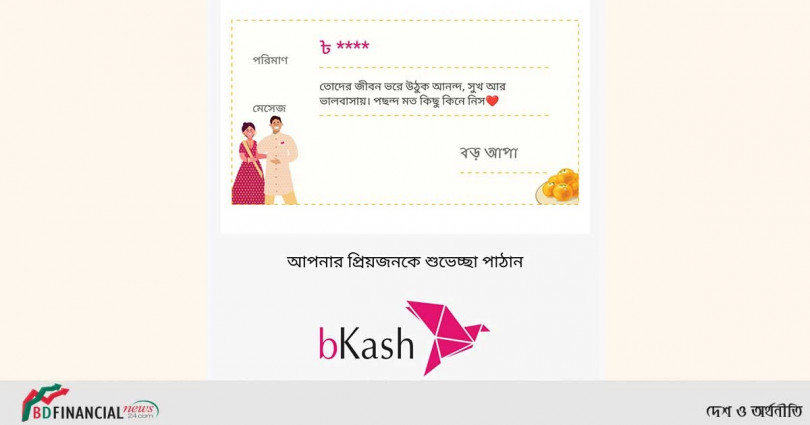 বিকাশ গ্রিটিংস কার্ড : টাকা পাঠানো হবে আরো স্মৃতিময়