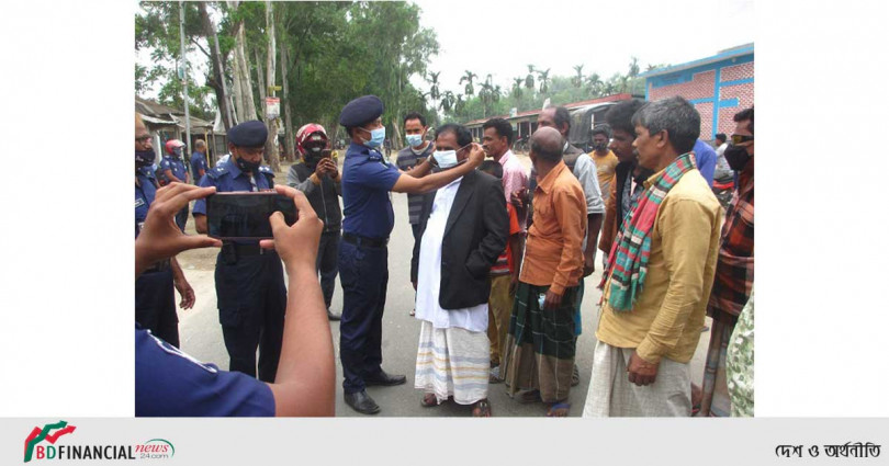 কোভিড-১৯ সংক্রমন প্রতিরোধে আটোয়ারীতে থানা পুলিশের জনসচেতনতা মুলক প্রচারভিযান