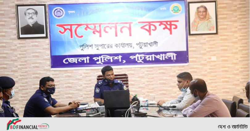 কোভিড-১৯ দ্বিতীয় ধাপ মোকাবেলায় গুরুত্বপূর্ণ দিক নির্দেশনা দিলেন পটুয়াখালীর পুলিশ সুপার