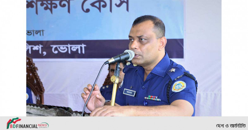 ভোলায় জেলা পুলিশের আয়োজনে “রায়ট কন্ট্রোল” প্রশিক্ষণ কোর্স