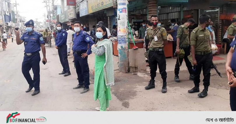 লকডাউন নিশ্চিতকরণে রংপুরের সব উপজেলায় মোবাইল কোর্ট পরিচালনা