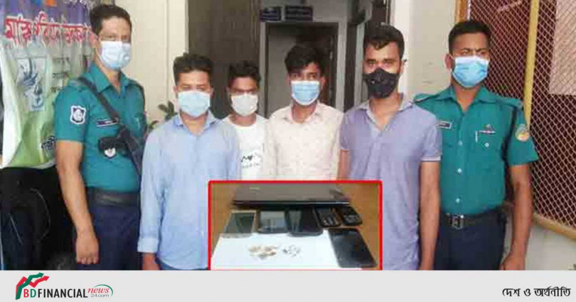 কোনাবাড়ীতে রিমান্ড শেষে চোর চক্রের ৪ সদস্যকে আদালতে প্রেরণ