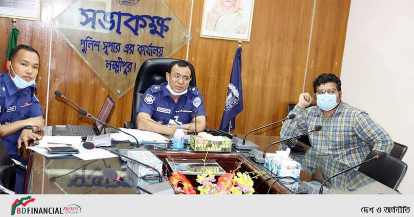 চলমান নির্মাণ প্রকল্পের অগ্রগতি পর্যালোচনা সভায় অংশ নিলেন লক্ষ্মীপুরের পুলিশ সুপার