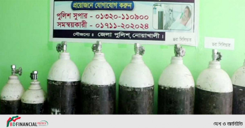 নোয়াখালী জেলা পুলিশের মানবিক অক্সিজেন ব্যাংক