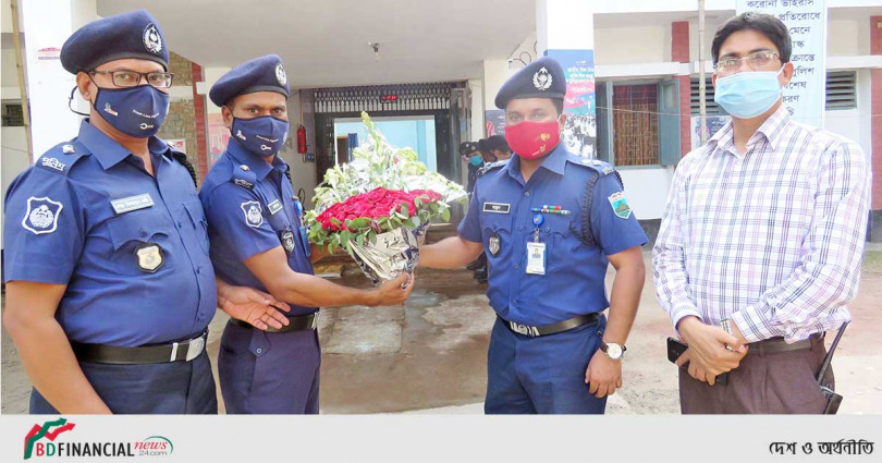 জয়পুরহাটে কালাই থানা পরিদর্শন করলেন পুলিশ সুপার মাছুম আহাম্মদ ভূঞা