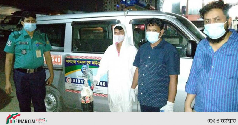 চান্দগাঁও থানার অক্সিজেন ব্যাংক : শঙ্কামুক্ত হলেন ৬৫ বছর বয়সী করোনা রোগী