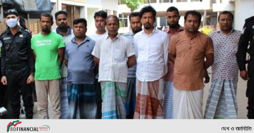 সিদ্ধিরগঞ্জে র‌্যাব-১১ এর হাতে ১০ জুয়াড়ি গ্রেফতার