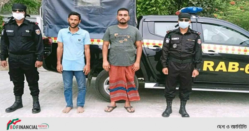 মোরেলগঞ্জে ইয়াবাসহ দুইজন আটক করেছে র‌্যাব-৬