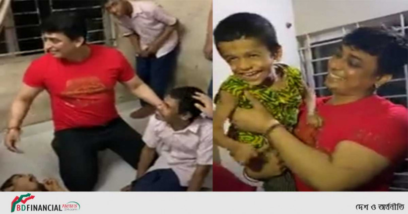 অটিস্টিক ও সুবিধাবঞ্চিত শিশুদের পাশে চিত্রনায়ক জায়েদ খান