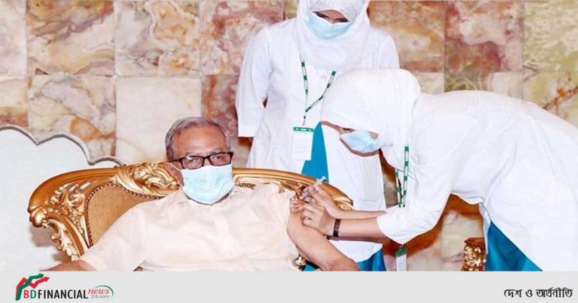 আজ টিকার দ্বিতীয় ডোজ নেবেন রাষ্ট্রপতি