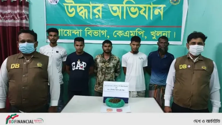 কেএমপি’র মাদক বিরোধী অভিযানে গ্রেফতার ৭