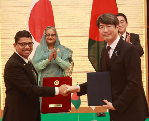 স্মার্ট বাংলাদেশ বিনির্মাণে একযোগে কাজ করবে বাংলাদেশ-জাপান: সহযোগিতা স্মারক সই