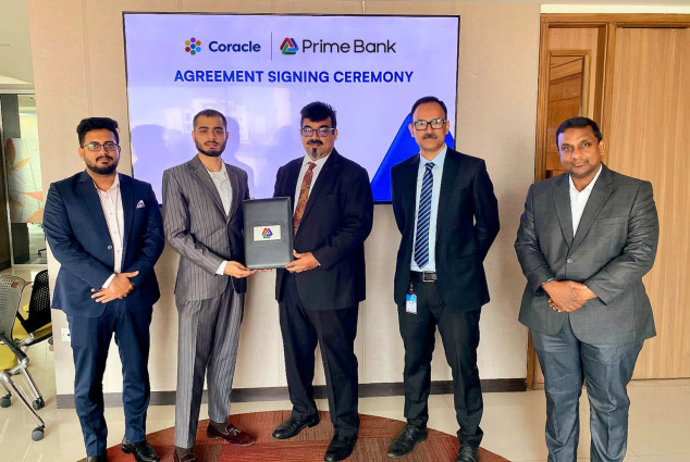 প্রাইম ব্যাংক ও কোরাকল জিএমবিএইচ (Coracle GmbH) চুক্তি