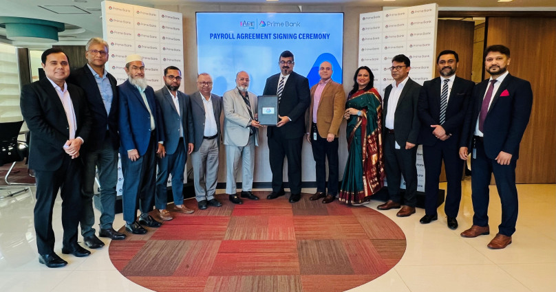 প্রাইম ব্যাংক-এর পে-রোল সেবা নেবে ফেইম গ্রুপ