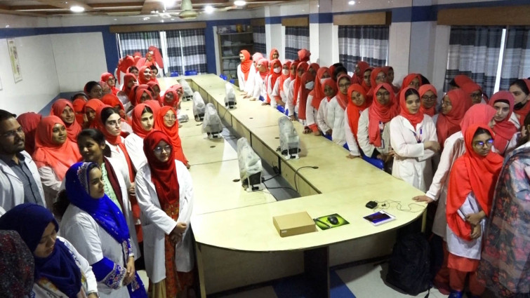 আদ্-দ্বীন মেডিকেল কলেজে থ্রি-ডি (3D) অ্যানিমেশন মনিটর উদ্বোধন