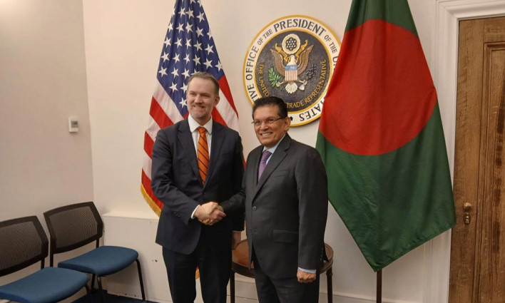 যুক্তরাষ্ট্রকে ২০ শতাংশ শুল্ক কমানোর প্রস্তাব খলিলুর রহমানের