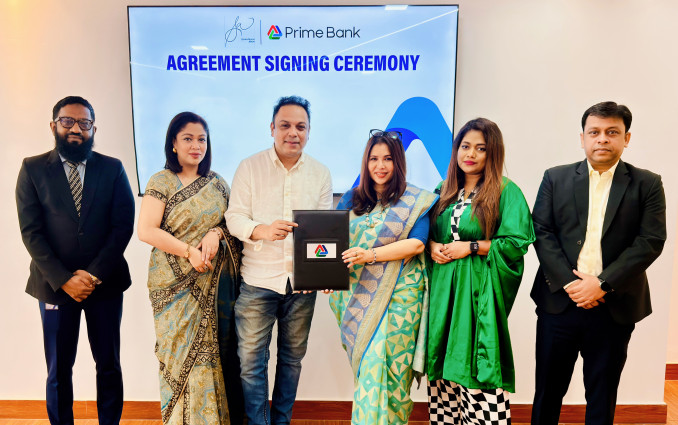 নীরা গ্রাহকদের বিশেষ সুবিধা দিতে শাহরুখ আমিনের সঙ্গে প্রাইম ব্যাংকের চুক্তি