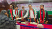 এনআরবিসি ব্যাংকের অর্থায়নে প্রকাশ্যে কৃষিঋণ ও পুষ্টিকর খাবার বিতরণ